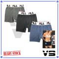 [ 3 PIECES = 1 BOX ] ( HARGA BORONG ) FILA BOXER MEN UNDERWEAR BRIEF. 