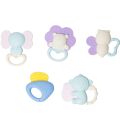 Baby Rattles Toy Set Newborn Baba Teething Rattle Toys Kids Puzzle Soft & Not Noisy Inspiring Your Baby's Curiosity Baby Boy and Girl Perception Of Sound Hand and Eye Coordination Multi Colors Toys. 