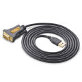 UGREEN USB 2.0 to RS232 DB9 Serial Cable Male A Converter Adapter with PL2303 Chipset for Windows 10, 8.1, 8, 7, Vista, XP, 2000, Linux and Mac OS X 10.6 and Above. 