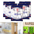 New 20pcs/bag Natural Mothballs Anti-mold Mildew Proof Moth Repellent Camphor Ball Wardrobe Drawer Pest Control Deodorizer. 