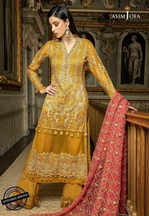 ASIM JOFA Festive Mysorie Collection 2019 MULTI Unstitched - 3 PCs Suit for Women