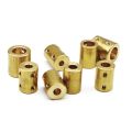 10 Styles Adapter For RC Transmission Connector Sleeve Motor Reducer Brass Rigid Connector Coupling Coupler Motor Shaft Parts. 