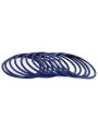 Navy Blue | 24 pieces/ 2 Dozen velvet glass bangles of all sizes ( do, sawa do , dhai ). 