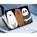 tv-show-we-bare-bears-_ Laptop back cover / skin / sticker for girls / boys - Vinyl Sticker Decal - For All Laptops - Sizes 13 13.3 14.6 15 15.4 15.6 inches Laptop. 