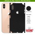 For Iphone Xs Max Skin/Wrap 360 Protection Sheet/ Carbon fiber/ Matte/ Transparent/ Lamination Back And Sides Included Camera Skin. 
