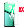 Realme C61 Glass Protector Polish Screen Tempered For C61 - 2Pcs. 