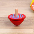4pcs/set New Giochi Bambini Wood Beyblade 4.5cm Wooden Children's Leisure Hand Spinne Toys Fidget For Kids Classic Spinning Top. 