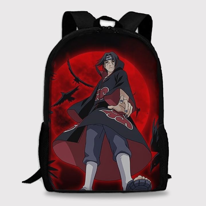 Naruto Amazing Backpack For Anime Fans Ninja Uzumaki Bag With Laptop Partition Digital Printed Designs