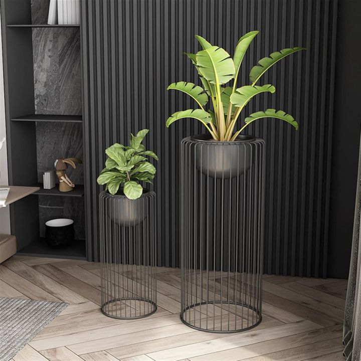 2pcs%20Planters%20Stand%20with%20Round%20Pots,%20Planter%20Flower%20Lining%20Stand%20for%20Indoor,%20Living%20Room,%20Balcony%20&%20Offices%20Color%20Golden,%20Planters%20Pots%20flower%20stand%20-%20Image%202