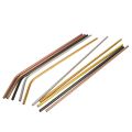 Reusable Stainless Steel Straws,Set of 10 Extra Long 10.5inch Metal Drinking Straws With 2 Brushes and Carry Bag,Environment-Friendly Straw For 20/30oz Tumblers,Beverage,Starbucks. 