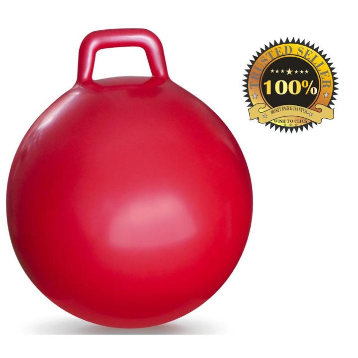 Round Hop Ball Child Friendly Exercise Ball For Kids Diameter 17 inch