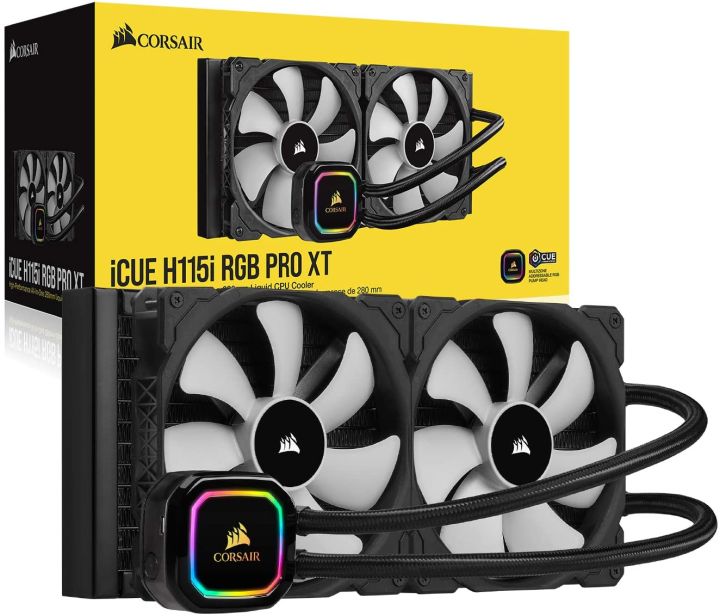 Corsair iCUE Series™ H115i PRO XT RGB 280mm Liquid CPU Cooler