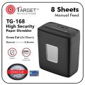 Target paper shredder tg-168 (8 sheets). 