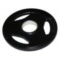 5kg Pair Tri-Grip Rubber Coated Weight Plates Pair. 