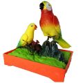Musical Parrot with whistle Fun Sound Control Birds in Cage Toy for Kids. 
