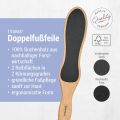 1 Pc Wooden Foot File, Callus File Made of Real Wood, Double-Sided Callus Rasp Foot. 