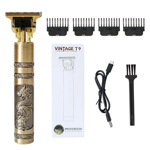 Vintage%20T9%20Electric%20Rechargeable%20Trimmer%20Metal/Plastic%20Body%20,%20Big%20Battery%20-%20Image%203