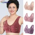 Nursing Bra Wire Free Open Front Seamless Mother Breastfeeding Brassiere. 