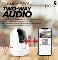 Pollo 3MP Indoor Guardian 360°x Smart Wi-Fi PTZ Security Camera IR Night Vision with 2-Way Audio and Human Tracking. 