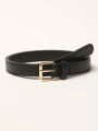 Ladies Belts 2021 fashion Belt Leather Female Wide Belt Waistband For Girls Simple and plan design for Jeans and Pants. 