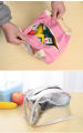 Insulation HOT and COLD Lunch Bag Multi Designs Canvas Bags Fresh Handbag Thickened Aluminum film Bag. 