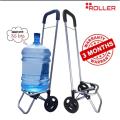 Trolley for Water Bottle  Trolley for Water Can   Water Bottle Carrier Trolley   Heavy Duty Hand Trolley with 5.5 Inches Solid Rubber Wheel, Multifunctional Folding Trolley for 19L water bottle. 