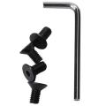 4Pcs Scooter Handlebar Front Fork Tube Screws With xagon Handle Replacet Parts Kits For  M365 Ninebot Es2 Accessories. 