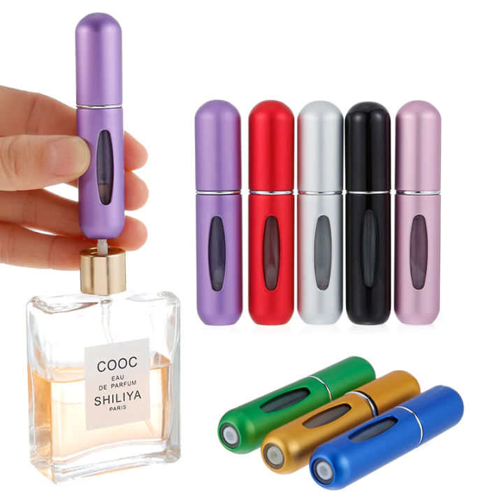Mini Refillable Perfume, Perfume Atomizer Bottle, 5ml Multicolor Perfume Spray Atomizer Bottle for Travel