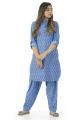 EGO Winter Collection 2019  Breather 2Pc  Sky Blue Cotton 2Pcs Stitched For Women. 