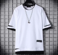 Men Two Piece Outfits Sets 2024 Summer Casual Crew Neck Drop  Sleeve T Shirt and Shorts Mens Summer Suit. 