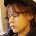 Eyeglasses Anti-radiation Replaceable Lens Computer Protection anti blue rad glasses/Half Metal glass for women. 