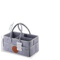 Diaper Caddy Organizer - Portable Storage Basket - Essential Bag for Nursery, Changing Table and Car - Waterproof Liner Is Great for Storing Diapers, Bottles. 