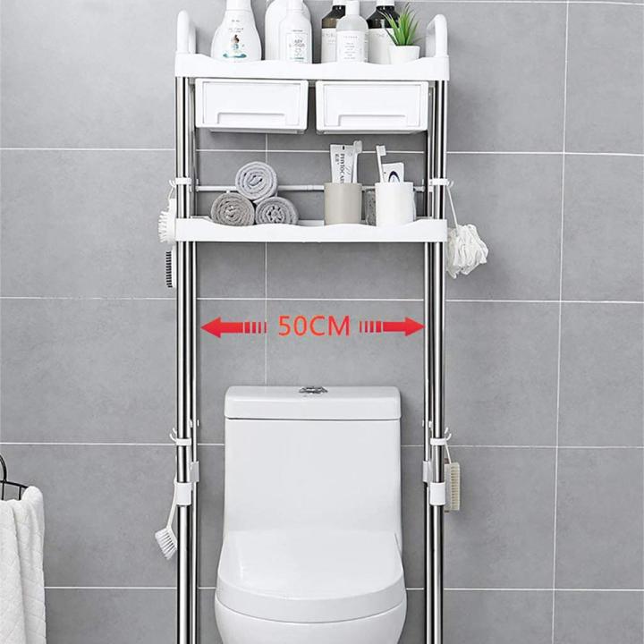 Over The Toilet Rack Cabinet Shelves for Shampoo Holder Shower Bathroom Kitchen Space Saver Shelf Organizer Holder