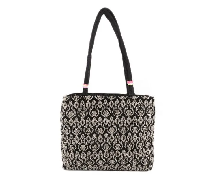 Women's%20Embroidery%20Handbag%20-%20Black%20-%20Image%202