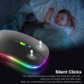 RGB WIRELESS MOUSE RECHARGEABLE 2.4GHZ + Bluetooth WITH ADJUSTABLE DPI. 