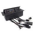 Technology Box, Conference Table Connectivity Hydraulic Pop Up Box Power Center with Wire. 