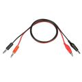 Alligator Clip to Banana Plug Test Cable Lead Connector Dual Probe Crocodile Clip For Multimeter Measure Tools for DC Power Supply. 