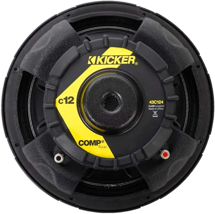 KICKER%2010C124%20Comp%2012"%20300%20Watt%20SVC%204-Ohm%20Car%20Audio%20Subwoofer%20Sub%20-%20Image%206