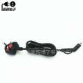 Hairdryer power cord British standard swivel tail wire 360 degree rotating plug straight hair comb curling iron wire. 