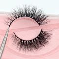 5 Pairs 3D Curling Full False Eyelashes Long-lasting Natural Thick Enlarged Eyes Eyelashes Extension Portable Women Makeup Tool. 