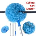 Evelots Ceiling Fan Duster-Both Sides-Static Microfiber Brush-Up To 9 Feet Reach. 