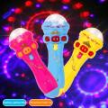 Funny Lighting Toys Kids Jouet Bebe Flash Microphone Model Cute Mini Wireless Music Karaoke Luminous Toys for Baby Model Gift. 