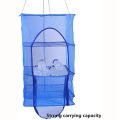 1Pcs Foldable 4 Layers Drying Rack for Vegetable Fish Dishes Mesh Hang Drying Net Hang ,Natural Way to Dry Food. 