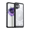 lthmy for Nothing Phone 2 case Transparent Hard Back with Shockproof Enhanced Side Protective Bumper Phone Cover. 