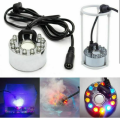 Dc 12Volt Color Changing Ultrasonic Mist Maker Fogger Air Humidifier 12 LED Without Adapter. 