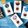BELCO CHOCOLATE 4 Variants Available BELCO Hand Crafted Belgian Chocolate With Roasted Peanuts, A Milky Delight, Roasted Almond, Fruits & Nuts 100g 1each pack. 