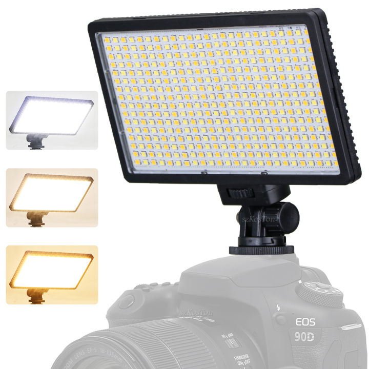 416 LED Lamps Camera LED Video Light Photo Studio With Hot Shoe For DSLR Mirroless SMD 010-B with battery and charger Dimmable For Studio Video Live Streaming