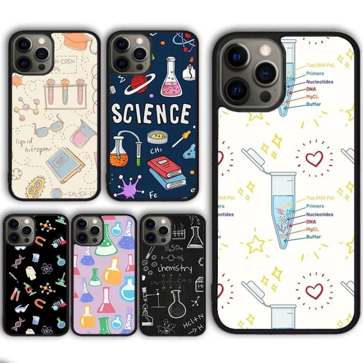 Biology and Chemistry Phone Case Cover For iPhone 15 14 Plus 11 12 mini 13 Pro Max Apple 6 7 8 X XR XS max