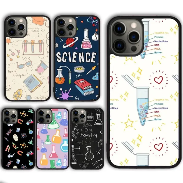 Biology and Chemistry Phone Case Cover For iPhone 15 14 Plus 11 12 mini 13 Pro Max Apple 6 7 8 X XR XS max