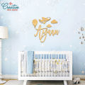Customized Wall Decor, Room Decoration for girls and boys, Nursery Name sign, 24 inches Wooden 3D Home Decor, Birthday Gift for kids, Wall Hanging, Personalized Gifts. 